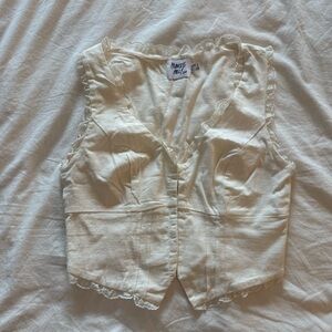 Princess Polly Cream Crop Top